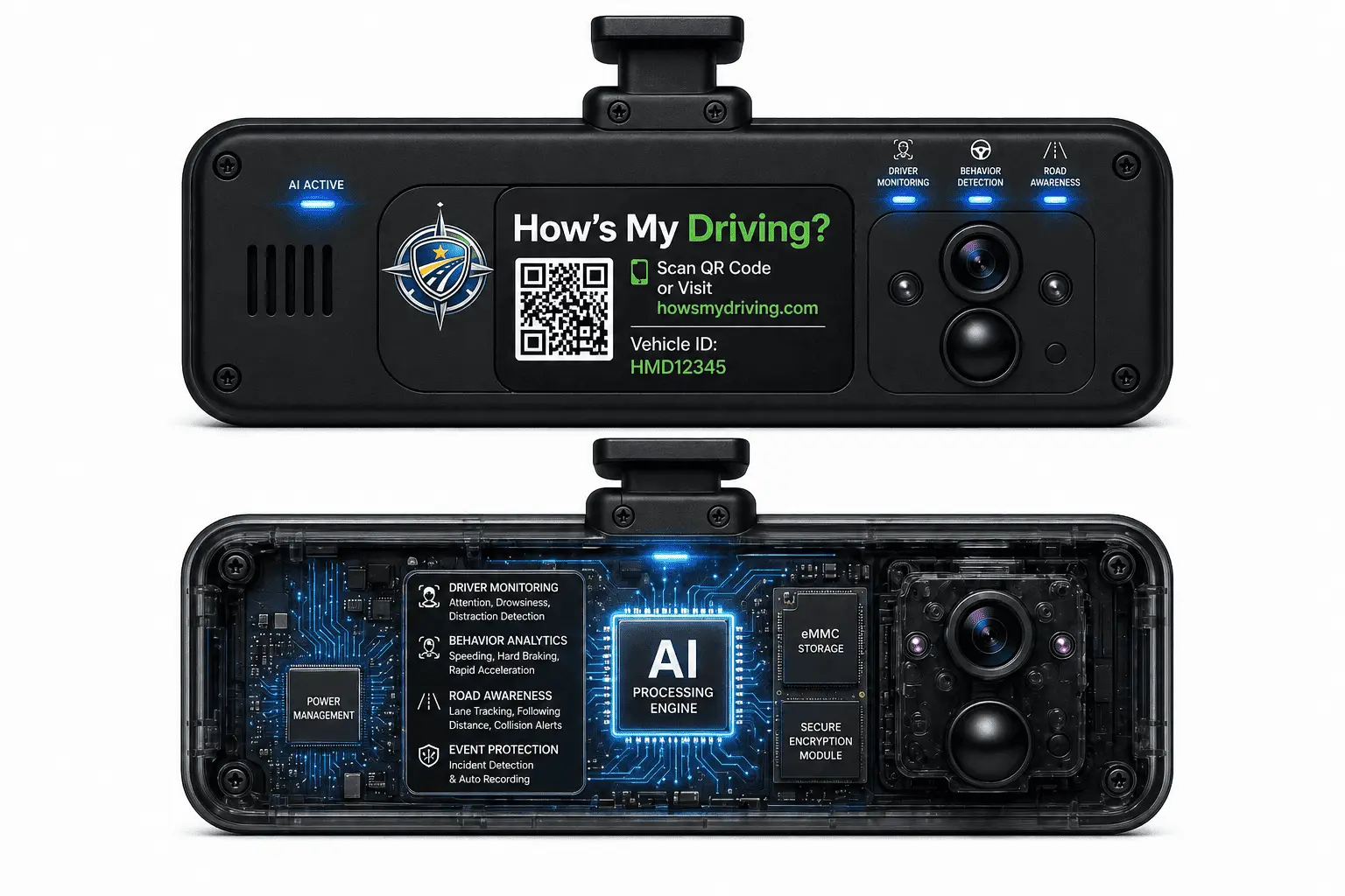 Dashcam in Use